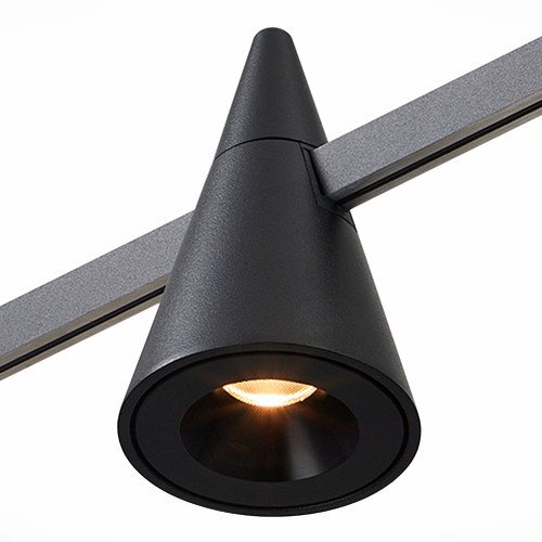 ST813.406.05 Магнитный трековый светильник FARM Черный LED 1*5W 3000K 325Lm Ra90 60 IP20 D70xH115 24