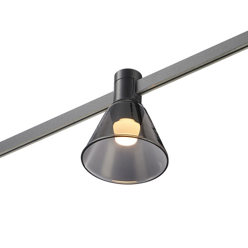 ST814.406.03 Магнитный трековый светильник FARM Черный LED 1*3W 3000K 78Lm Ra90 120 IP20 D90xH102 24