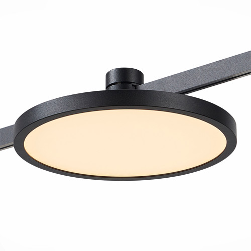 ST818.406.12 Магнитный трековый светильник FARM Черный LED 1*10W 3000K 500Lm Ra90 120 IP20 D168xH54