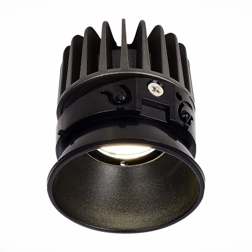 ST851.438.12 Светодиодный модуль Черный LED 1*12W 3000K 960Lm Ra>90 36° IP20 D69xH85 220-240V